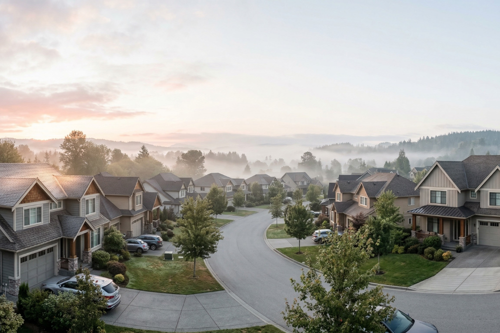 Canada interest rate update 2026 impact on suburban housing neighborhood in Canada