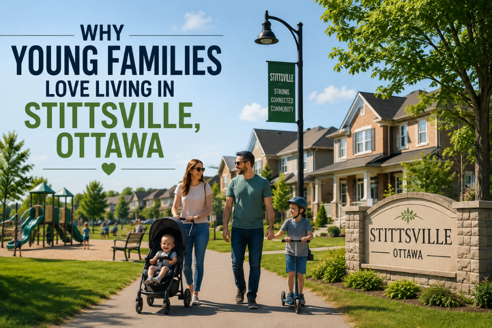 why-corner-unit-condos-in-ottawa-are-always-in-high-demand Stittsville homes for sale in a family-friendly Ottawa neighborhood with parks, modern homes, and young families enjoying the community
